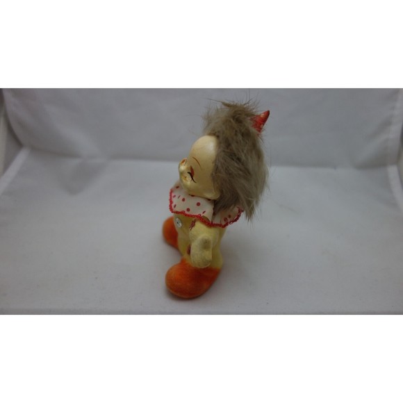 Vintage Josef Originals Clown Figurine Flocked Finish - Cute and Scarce - Picture 2 of 7